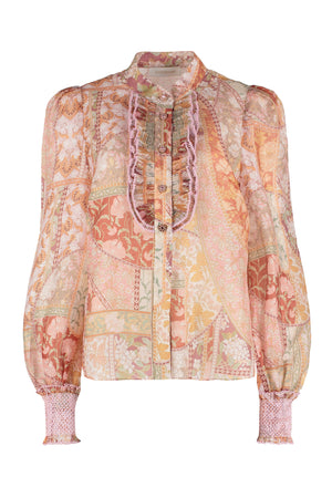 Kaleidoscope ruffled shirt-0